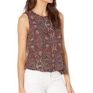 BCBG Max Azria Blouse Small Tribal Weave